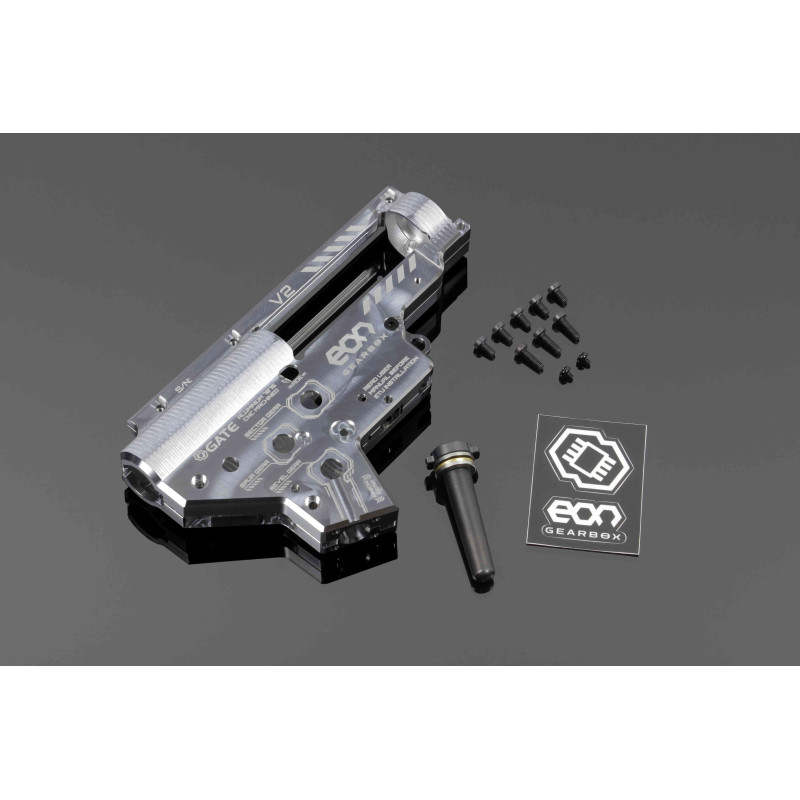 トイガン EON V2 Gearbox rev. 2[CNC]-Silver EON V2 Gearbox wer. 2 [CNC] - Titanium / Silver – GATE